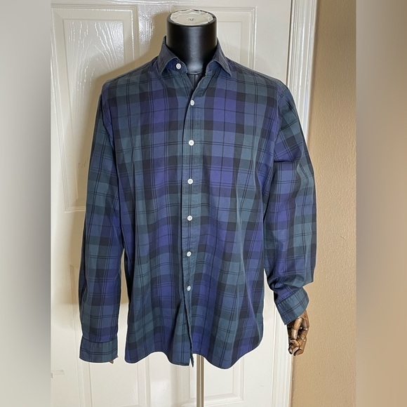 Polo Ralph Lauren Plaid Button Down Size Medium Vintage - Picture 11 of 11